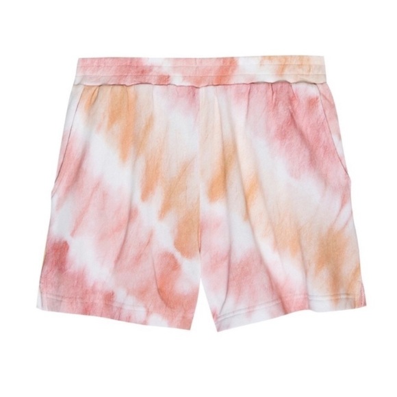 NWT - RAILS - pink and yellow tie dye shorts size L - Picture 2 of 4
